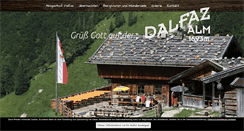 Desktop Screenshot of dalfazalm.at